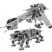 1788pcs Star Battle At-ot Walker Republic Dropship Starfighter Space W []