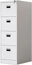 Filing Cabinet Office Drawer Cabinet A4 File Cabinet Drawer File Data Storage Short Cabinet with Lock Multifunctional Storage Cabinet Storage Cabinet(Large)