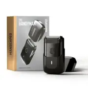 Compact Foil Face Shaver Black USB-C Rechargeable Travel Electric Groomer - NEW