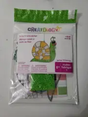 Snail Ornament KIT Stained Glass Animal Makit & Bakit Suncatcher Crystals
