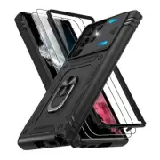 for Samsung Galaxy S22 Ultra Case with Slide Camera Cover & Screen