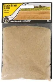 Woodland Scenics Static Grass Straw 4mm # FS620
