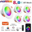 10W Smart RGB CCT APP Bluetooth Wifi LED Downlight Dimmable Google Home Alexa