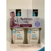 在飛比找蝦皮購物優惠-Aveeno 艾惟諾 嬰兒燕麥洗髮沐浴露532毫升 X 2入