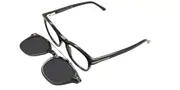 Tom Ford FT5532-B Blue-Light Block with Clip-On 01V Men's Glasses Black Size 49 - Private Health Rebate - Blue Light Block Available