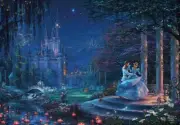 Disney Thomas Kinkade Cinderella Dancing Puzzle - 1000 Pieces, 51x73.5cm