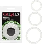 California Exotics Tri-Ring, Glow-In-The-Dark (One Size)