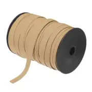 1/2 Inch Double Fold Bias Tape Continuous Bulk Bias Tape (Khaki 100 Yards)