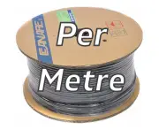 Canare L-2E5AT Slim-line Twin Conductor Shielded Mic Cable - Black - Per Metre