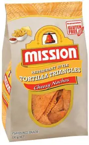Mission Cheesy Nachos Corn Chips 230gm x 6