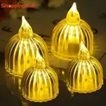 創意浪漫幻覺 LED 蠟燭燈/無焰閃爍電子蠟燭燈/電池供電塑料小蠟燭聖誕裝飾