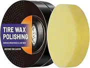 Car Paste Wax,Polish Tire Paste | Long-Lasting Protection UV-Resistant Shine Enhancer Auto Detailing Restoration For RV Motorcycle Exterior Care Paint