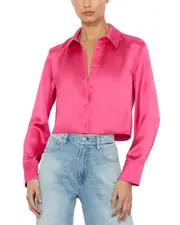 Alice and Olivia Leon Cropped Blouse