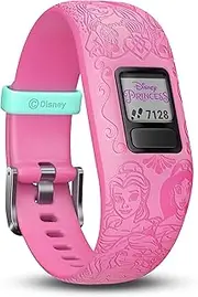 Garmin vivofit Jr. 2 - Disney Princess Activity Tracker for Kids - Adjustable Band - Pink