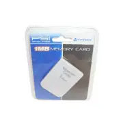 PS1 PS2 Video Game Memory Card 1MB New In Box Sealed