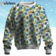 Blossoms & Palms Ensemble Ugly Christmas Sweater O17XXZG6