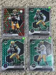 Aaron Rodgers 19 Card Lot Every Card Color Silver Or Refractor