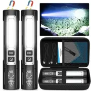 Rechargeable Flashlights High Lumens - Super Bright Small Pocket Magnetic Fla...