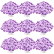100 Pcs Hydrangea Artificial Flowers Bulk 7.48 Inch Artificial Hydrangeas wit...