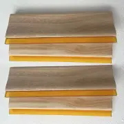 4 pcs 9.4" Screen Printing Squeegee Oiliness Ink Scraper 75 Duro 24cm Press Tool