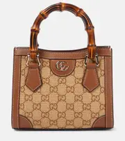 [Gucci] Gucci Diana Small GG canvas tote bag One Size beige