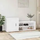 Sturdy Shoe Cabinet Shoes Rack Storage Footwear Shelf Organiser 2 Compartments
