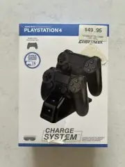 Energizer PS4 Charge System Dock Cradle Recharges 2 Dualshock 4 Controllers PDP