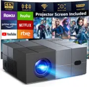 [Electric Focus] Projector with Wifi and Bluetooth, 20000LM Native 1080P Project