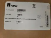 NEW NetApp 111-03801 4-Port 12GB MiniSASHD HBA PCIe Storage Controller X2071A