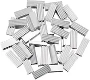 50Pcs Aluminum Heat Sink 1.18x0.43x0.19 Inch Silver Small Heatsinks Cooler Radiator for Cooling ASUS ROG Ally GPU IC Chips