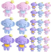 Homoyoyo 36pcs Elephant Shaped Puzzle Erasers for Fun Cute Classroom Desk Pets Mini Bulk Erasers for Student Homework Rewards Engaging Stationery Supplies