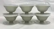 Vintage Tupperware Parfait Dessert Sundae Cups Set of 6 w/ Lids #733-32 New