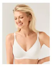 [Bendon] Comfit Collection Soft Cup Plunge Bra in White