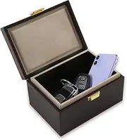 Faraday Box for Car Keys, RFID Key Fob Protector Signal Blocker, RFID Box Signal Block Key Fob Protector Box Anti Theft Box for Cellphone, Cards, Car Keys