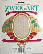 Zweigart Oatmeal Aida 14 Count 14 X 18" Cross Stitch Cloth Fabric New
