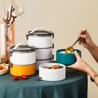 Bento Holder Stackable Bpa Free Japanese Style Bento Lunch Box Easy to Carry