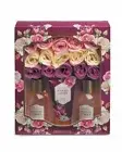 Set Gift Woman Shower Gel Body Cream Foam Bath Rose Soap