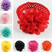 Infant Baby Kids Girls Lace Flower Hairband Headband Dress Up Elastic Head band
