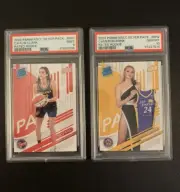 2024 Panini National Caitlin Clark & Cameron Brink Rated Rookie Base RC PSA 10 9