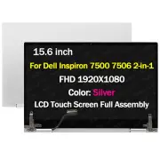 for Dell Inspiron 7506 2-in-1 15.6" FHD LCD Touch Screen Complete Display Silver