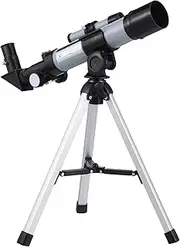 POPETPOP Telescope for Portable Refractor Astronomical Telescope with Tripod Present for Young Explore Moon and Stars Lightweight Design for Easy Use