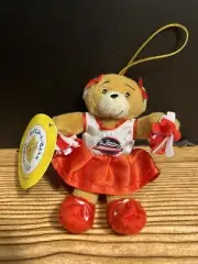 Build A Bear 2005 Cheerleader Bear Ornament With Tags