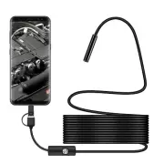 WIFI Endoscope 2MP 8mm Borescope Inspection HD Camera Smart Phones PC 5M