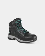 King Gee Women&#039;s Tradie Zip Sided Safety Boot - Black