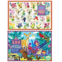 在飛比找momo購物網優惠-【eeBoo】100pc Puzzle 拼圖(100片拼圖 