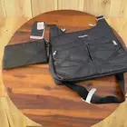 Baggallini Crossbody Black Zipper Bag Purse RFID With Small Coin Purse