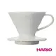 【HARIO】V60 陶瓷圓錐濾杯(1~4杯用)-白