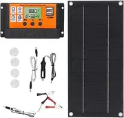 Portable Solar Panel Kit,Shed Solar Panel Kit - Vehicle Solar Panel Battery Kit | Portable Outdoor Solar Panel Kit, 600W 100A 18V for Trailer, Camping, RV, Pro