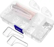 HAPINARY Upgrade Your Eyeglasses Nose Pad Kit Non-Irritating Non-Slip Silicone Nose Pads for Frame Types