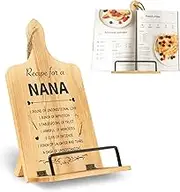 Nana Gifts, Gifts for Nana from Grandkids for Christmas, Foldable Cookbook Stand for Grandma Gifts, Unique Cooking Recipe Stand for Kitchen Counter, Nana Kitchen Gifts for Mothers Day